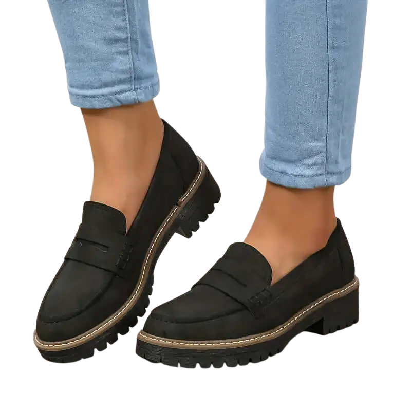 NADIA - Mocassins Intemporels en Daim