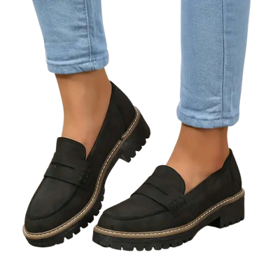 NADIA - Mocassins Intemporels en Daim