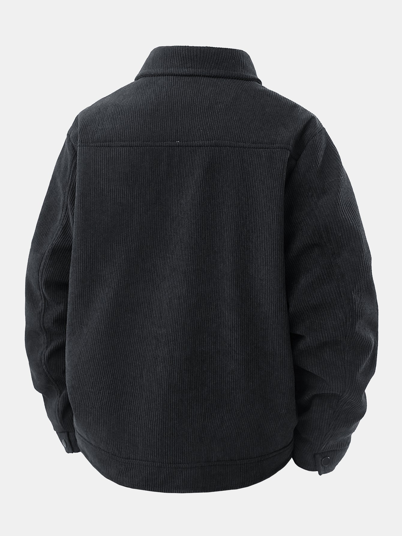 VESTE EN VELOURS CÔTELÉ À POCHES