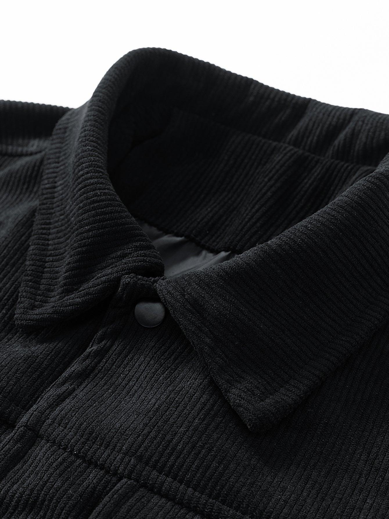 VESTE EN VELOURS CÔTELÉ À POCHES