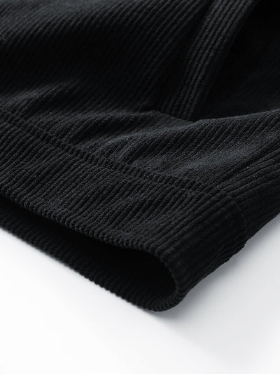 VESTE EN VELOURS CÔTELÉ À POCHES