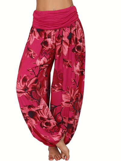 MURI - PANTALON BOHÉMIEN FLORAL ÉLÉGANT