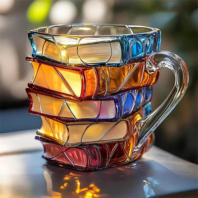 TASSE 3D BONHEUR DE LECTURE FAITE À LA MAIN – ORIGINALE