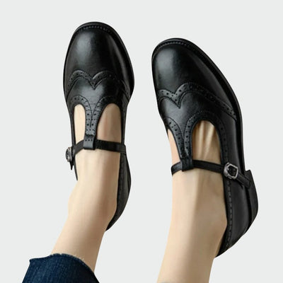 Olivia – Chaussures Mary Jane en Cuir Élégantes