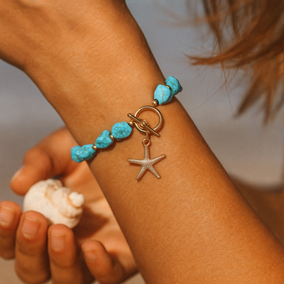 Siris - Bracelet bleu des fonds marins