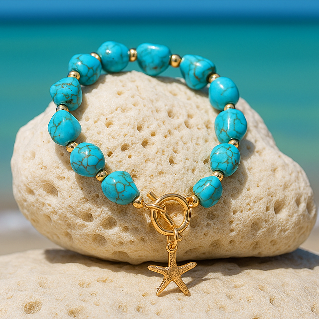Siris - Bracelet bleu des fonds marins