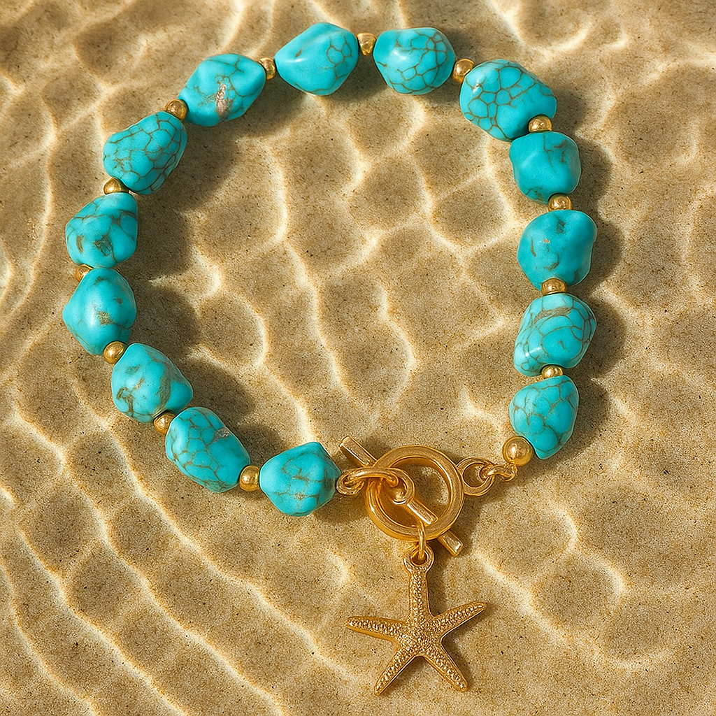 Siris - Bracelet bleu des fonds marins