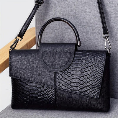 CELESTE - SAC DE LUXE À MOTIF CROCODILE