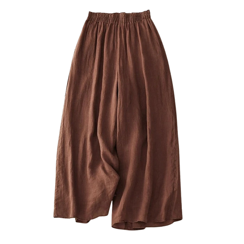 NICOLÉ - PANTALONS EN LIN ÉLÉGANTS