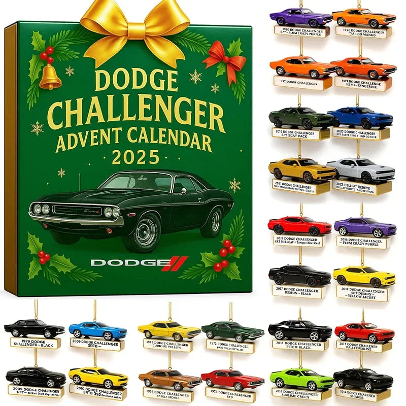 Calendrier de l’Avent Dodge Challenger 2025
