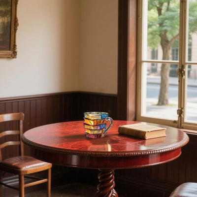 TASSE 3D BONHEUR DE LECTURE FAITE À LA MAIN – ORIGINALE