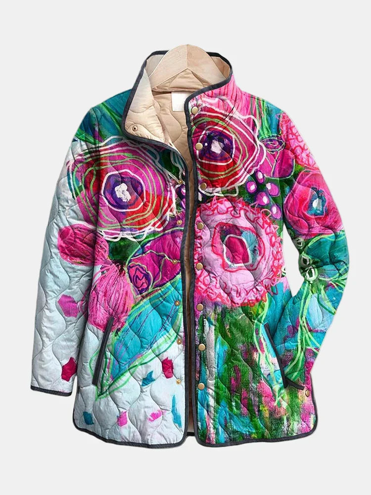 ARIANNE - VESTE ÉLÉGANTE À MOTIF FLORAL