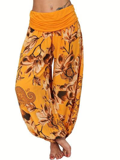 MURI - PANTALON BOHÉMIEN FLORAL ÉLÉGANT