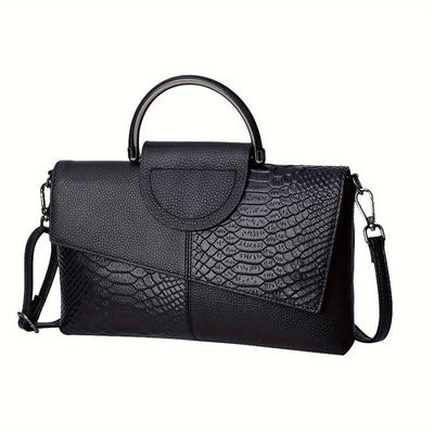 CELESTE - SAC DE LUXE À MOTIF CROCODILE