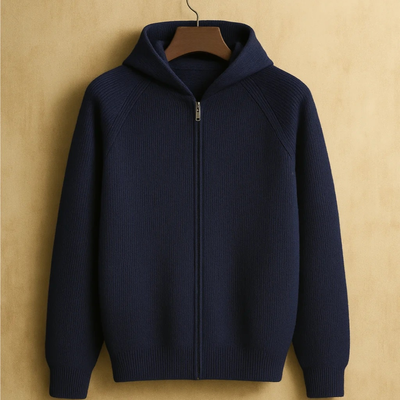 ENZO - CARDIGAN EN LAINE MÉRINOS