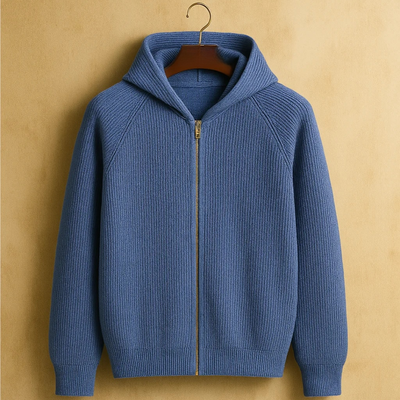 ENZO - CARDIGAN EN LAINE MÉRINOS