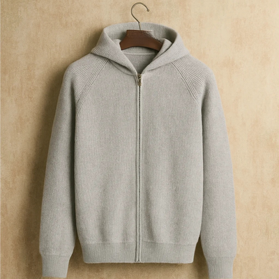 ENZO - CARDIGAN EN LAINE MÉRINOS