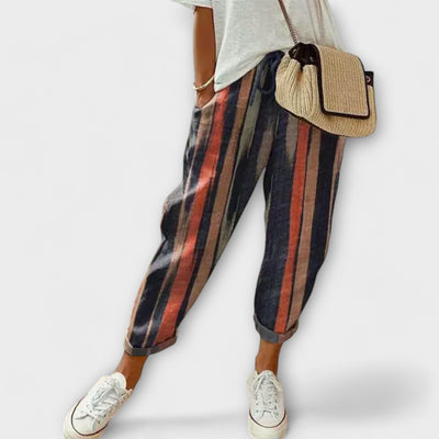 BURGA - PANTALON COTON LIN