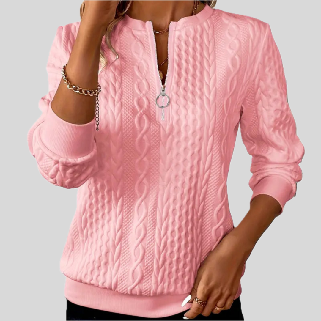 GIOIA - PULL AVEC FERMETURE ÉCLAIR