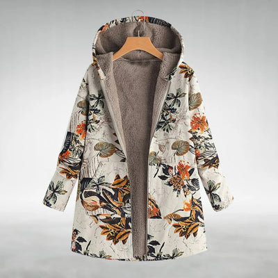 FLEURAL – VESTE POLAIRE ÉLÉGANTE À MOTIF FLORAL
