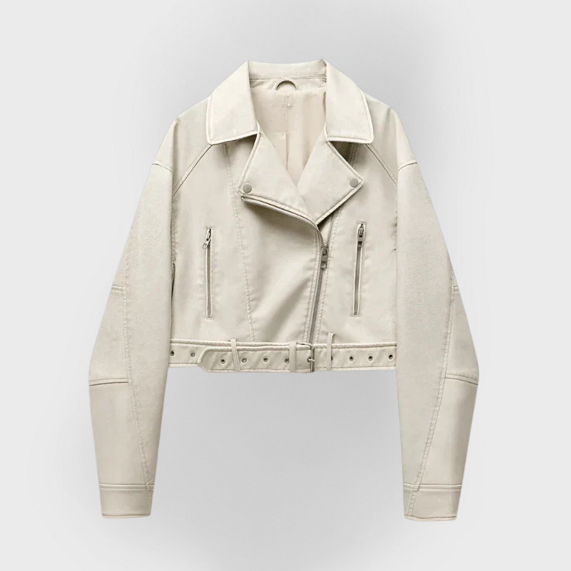 AUVRELLE - VESTE POLYVALENTE EN CUIR DE QUALITÉ