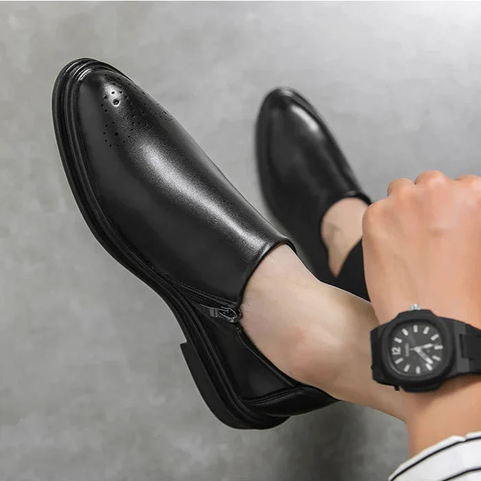 ALDRIC - MOCASSINS EN CUIR VÉRITABLE