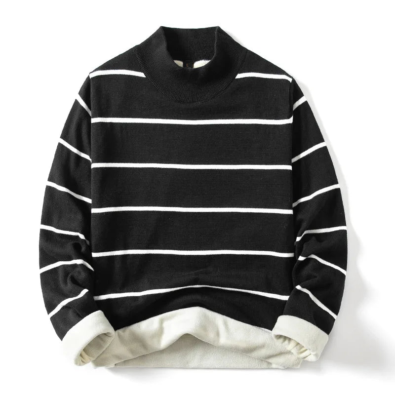 CORAL À RAYURES PULL