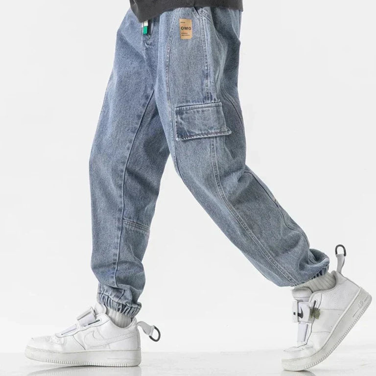 JOGGERS CARGO EN DENIM