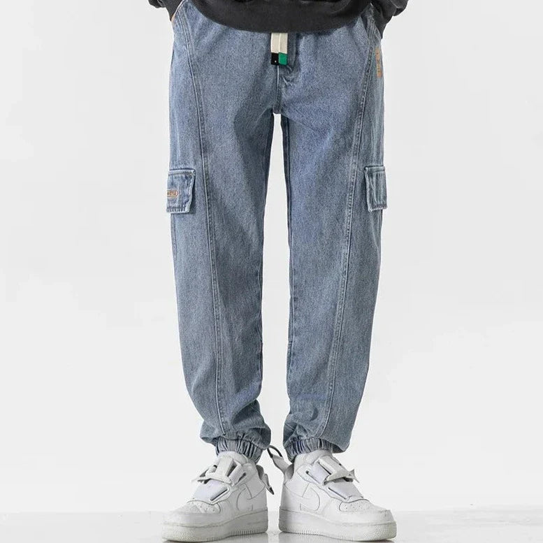 JOGGERS CARGO EN DENIM