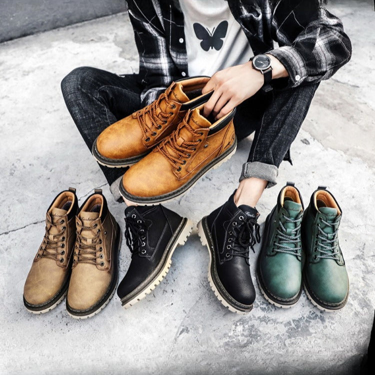 NOX BOTTES EN CUIR VÉRITABLE