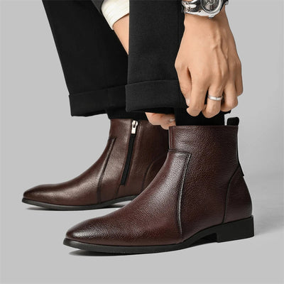 MAVREN BOTTES EN CUIR VÉRITABLE