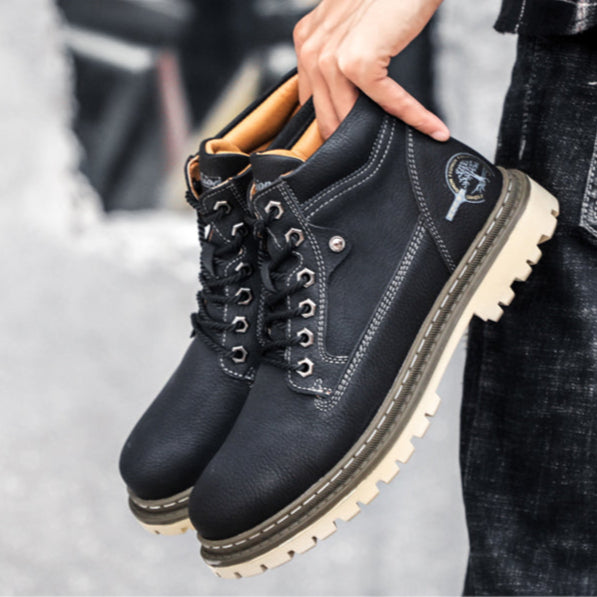 NOX BOTTES EN CUIR VÉRITABLE