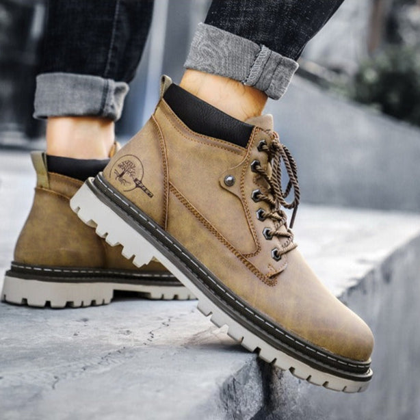 NOX BOTTES EN CUIR VÉRITABLE