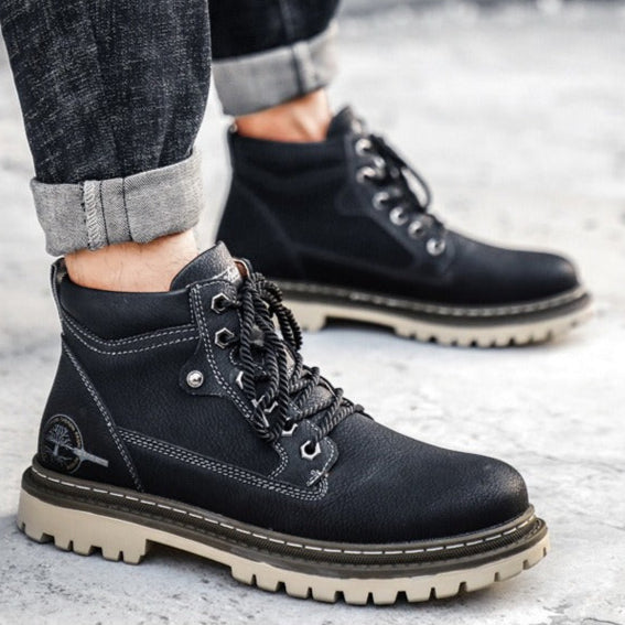 NOX BOTTES EN CUIR VÉRITABLE