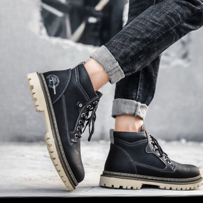 NOX BOTTES EN CUIR VÉRITABLE