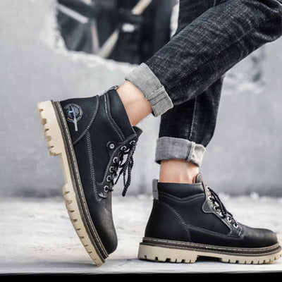 NOX BOTTES EN CUIR VÉRITABLE