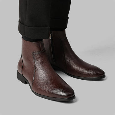 MAVREN BOTTES EN CUIR VÉRITABLE