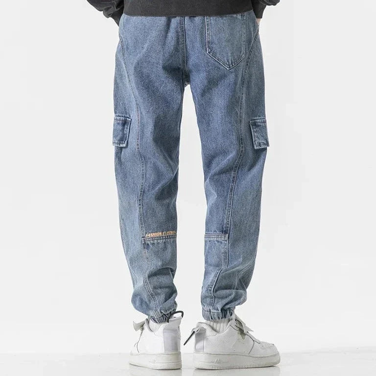 JOGGERS CARGO EN DENIM