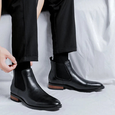 STIVALI BOTTES EN CUIR VÉRITABLE