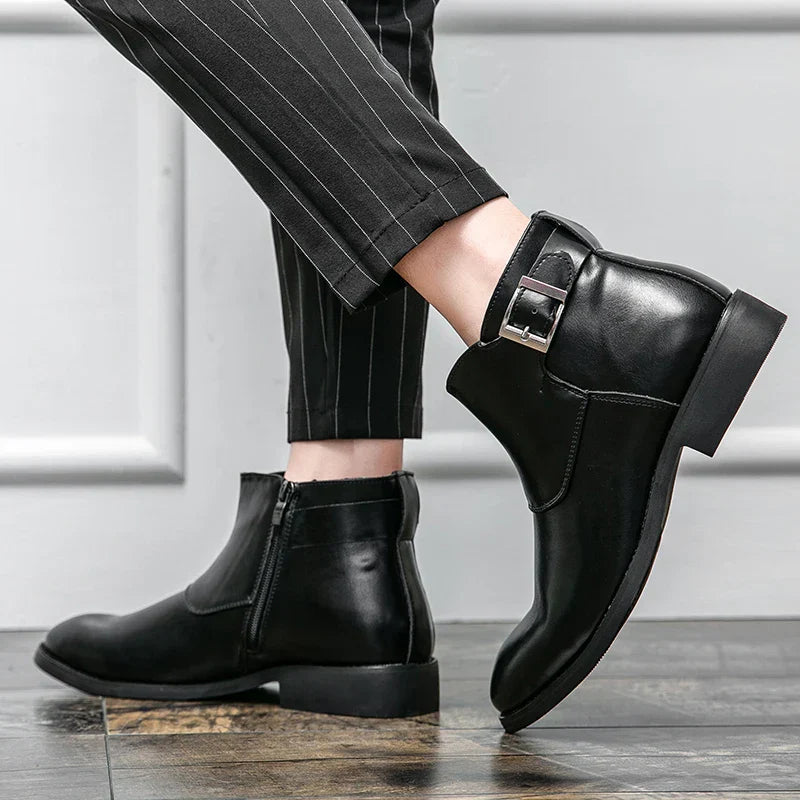 DESEO BOTTES EN CUIR VÉRITABLE