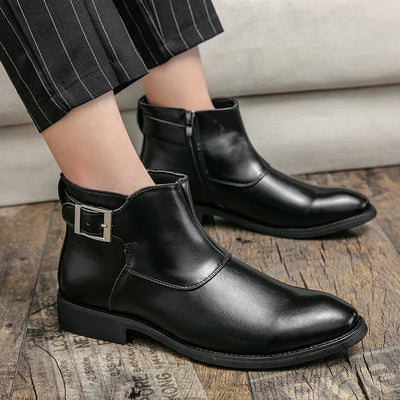 DESEO BOTTES EN CUIR VÉRITABLE