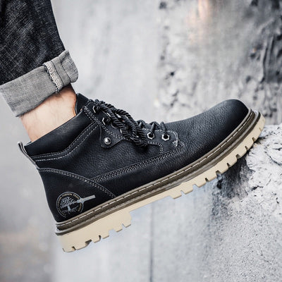 NOX BOTTES EN CUIR VÉRITABLE