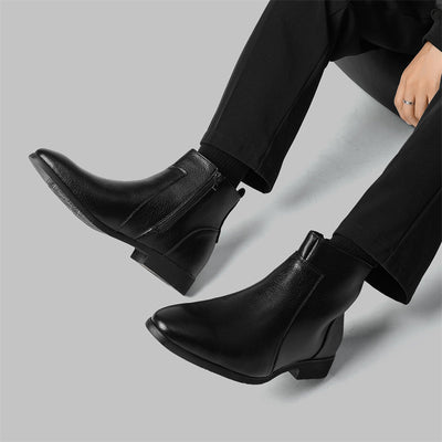 MAVREN BOTTES EN CUIR VÉRITABLE