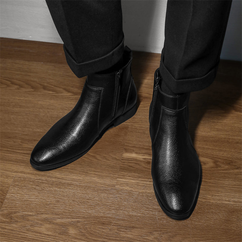 MAVREN BOTTES EN CUIR VÉRITABLE
