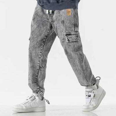 JOGGERS CARGO EN DENIM