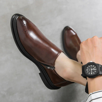 ALDRIC - MOCASSINS EN CUIR VÉRITABLE