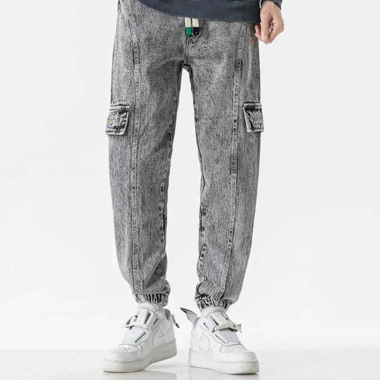 JOGGERS CARGO EN DENIM