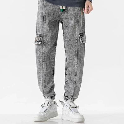 JOGGERS CARGO EN DENIM