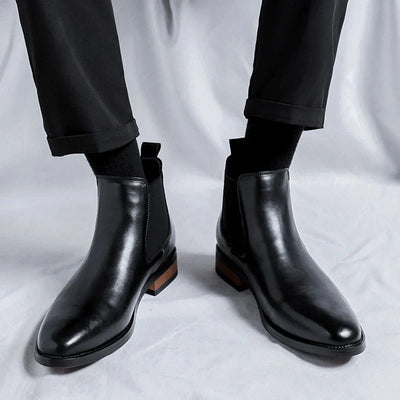 STIVALI BOTTES EN CUIR VÉRITABLE