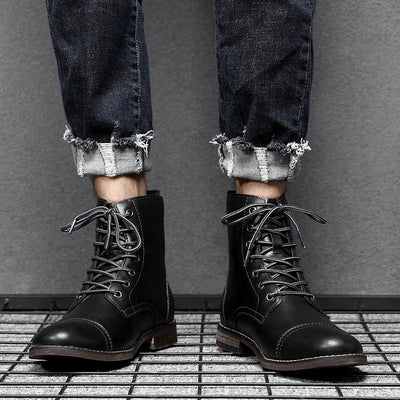 CASPER BOTTES EN CUIR